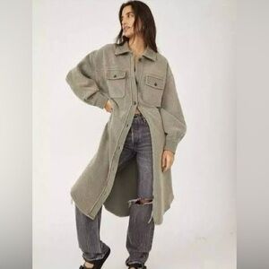 We The Free Long Ruby Shacket Size Medium